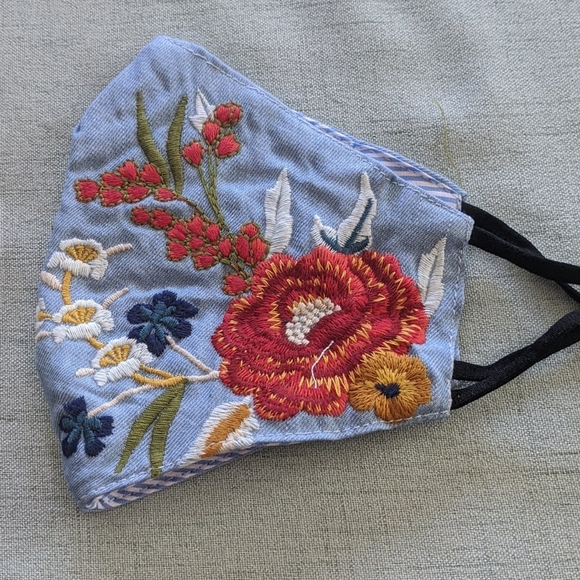 Johnny Was Accessories Johnny Was Embroidered Face Mask Poshmark